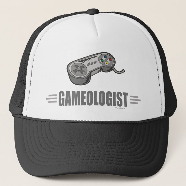 Funny Video Gamer Truckerkappe (Vorderseite)