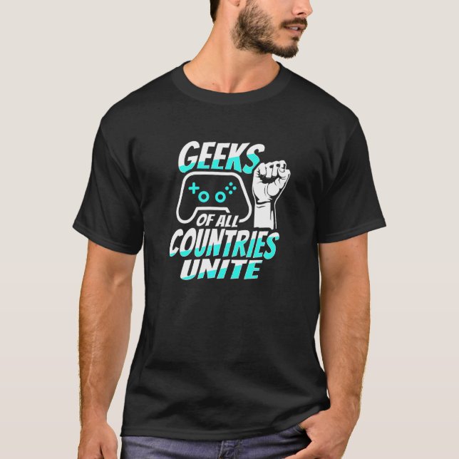 Funny Video Gaming Geek Meme für ein Video-Gamer T-Shirt (Vorderseite)