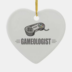 Funny Video Gaming Keramik Ornament