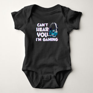 Funny Video Gaming Kid Headphone Spaß Baby Strampler
