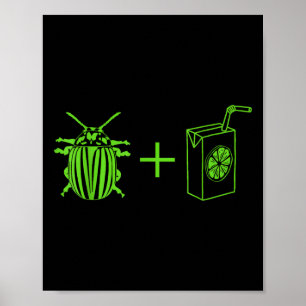 Funny Vintag Beetles Halloween Horror Kostüm Jui Poster