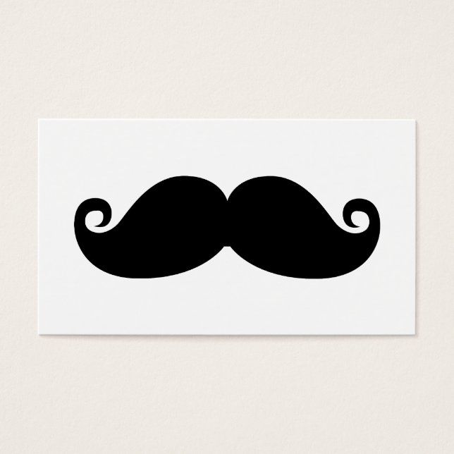 Funny Vintag Black Mustache (Vorderseite)
