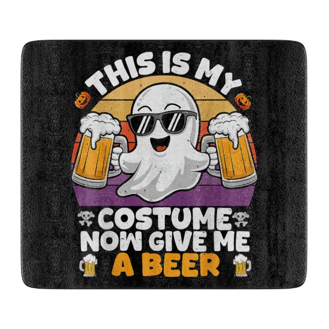 Funny Vintag Boo Schneidebrett (Vorderseite)