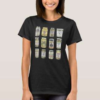 Funny Vintag Canned Pickles Liebhaber Frauen Männe T-Shirt