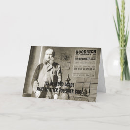 FUNNY VINTAG CARD FÜR EINZIGARTIGE BEARD MAN BEARD KARTE