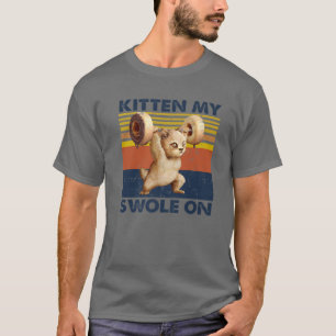 Funny Vintag Cat Weighthieben Kitten mein Schwanz T-Shirt