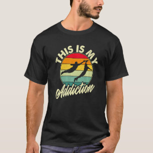 Funny Vintag Frisbee Ultimate Distressed Addictio T-Shirt