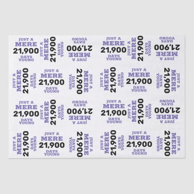 Funny Vintag Geburtstag Seidenpapier (Vorderseite)