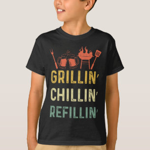 Funny Vintag Grill Vater - Grillabfüllung T-Shirt