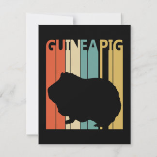 Funny Vintag Guinea Pig Mitteilungskarte