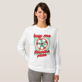 Funny Vintag Italian Pizza Buy Me Hawaiian Pizza T-Shirt
