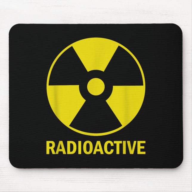 Funny Vintag Nostalgic Radioactive Nuklear War Sy Mousepad (Vorne)