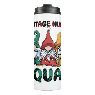 Funny Vintag Nurse Squad Nursing Gnomes Thermosbecher