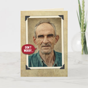 Funny Vintag Old Cowboys Geburtstagskarte Karte