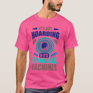Funny Vintag Pinball Gamer Flipper Dreht Ball T-Shirt