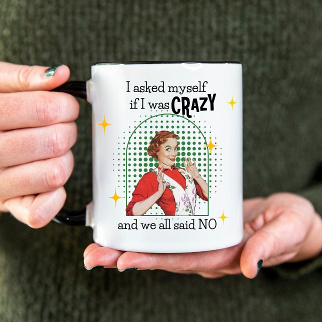 Funny Vintag Retro Frau Kaffee Tasse (Von Creator hochgeladen)