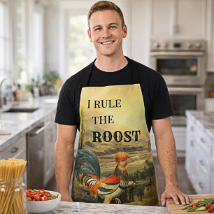 Funny Vintag Rooster Roast Schürze