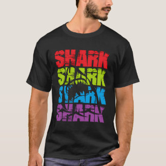 Funny Vintag Shark Design für Basking Goblin Shar T-Shirt