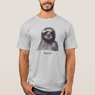 Funny Vintag Sloth T - Shirt - Witty Sprichwort