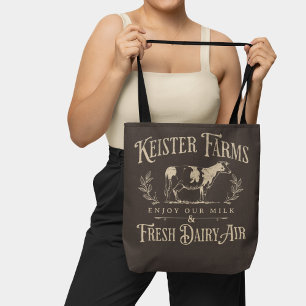 Funny Vintag Style Cattle Farm Joke Sign Brown