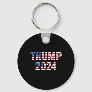 Funny Vintag Trump 2024 Wahlgeschenk Männer Frauen Schlüsselanhänger