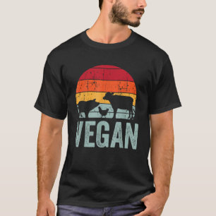 Funny Vintag Vegan Vegetarian Feinschmecker Männer T-Shirt