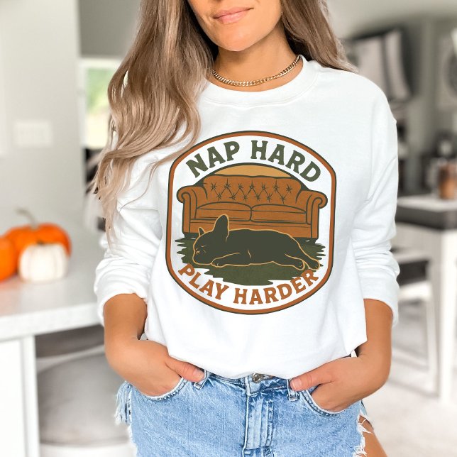 Funny Vintage French Bulldog Lover Sweatshirt (Funny Dog Lover Gift)