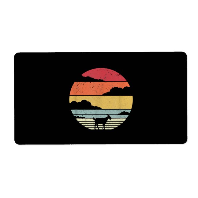 Funny Vintage Goat Gift (Vorne)