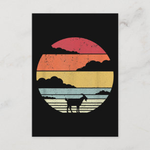 Funny Vintage Goat Gift Begleitkarte