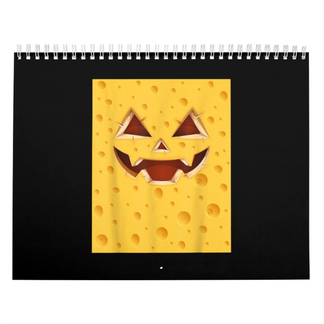 Funny Vintage Käsekostüm Halloween Kalender (Titelbild)