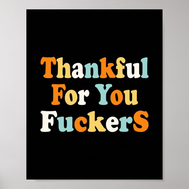 Funny Vintage-style Tops Quote  Poster (Vorne)