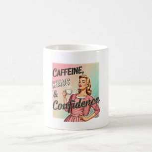 Funny Vintage Tasse für Frauen - Retro-Kaffeekonze