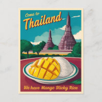 Funny Vintage Travel Thailand Spaß Retro Graphic