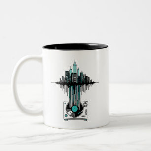 Funny Vinyl Record Collector   Music Lover Tasse