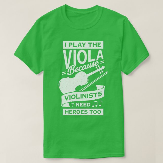 Funny Viola Player Instrument Violist Geschenk T-Shirt (Design vorne)
