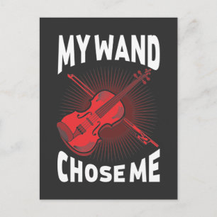Funny Violin Player Gift Musical Instrument Lover Postkarte