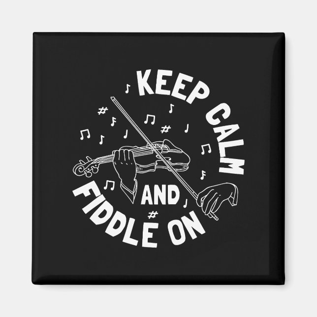 Funny Violin Violin Player Magnet (Vorne)