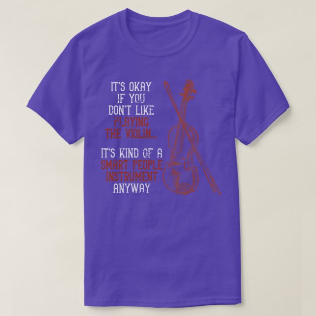 Funny Violinist Gabe Violin T-Shirt (Design vorne)
