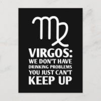 Funny Virgo Drinks Zodiac Astrologie Zeichen