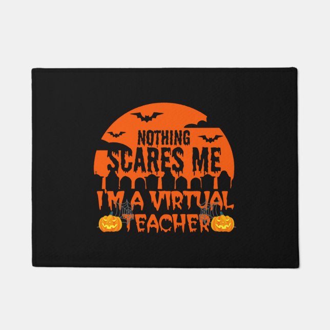 Funny Virtual Teacher Fußmatte (Vorderseite)