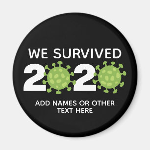 Funny Virus - Wir haben 2020 mit einem Foto überle Magnet