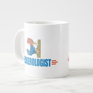 Funny Vogelbeobachtung Woodpecker Jumbo-Tasse
