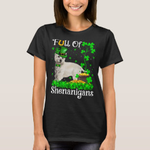 Funny voll von Shenanigans Westie Dog St Patrick's T-Shirt