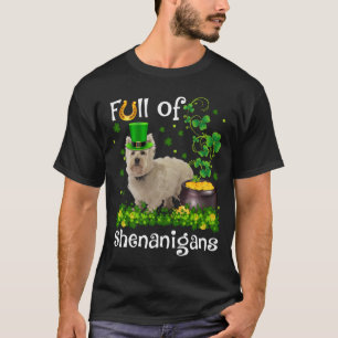 Funny voll von Shenanigans Westie Dog St Patrick's T-Shirt
