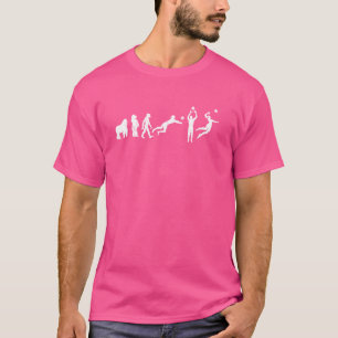 Funny Volleyball Ausdruck der Evolution der S T-Shirt