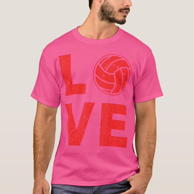 Funny Volleyball Ball Volleyball Spieler T-Shirt (Vorderseite)