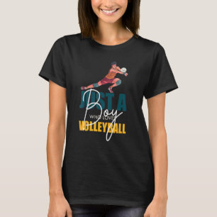 Funny Volleyball Beach Volleyball Mannschaftsspiel T-Shirt