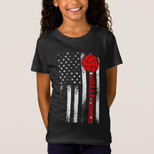 Funny Volleyball Design für Männer Frauen USA Patr T-Shirt