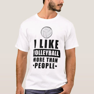 Funny Volleyball Design T-Shirt
