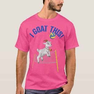 Funny Volleyball Ich habe diese Ziege Lover Beach T-Shirt